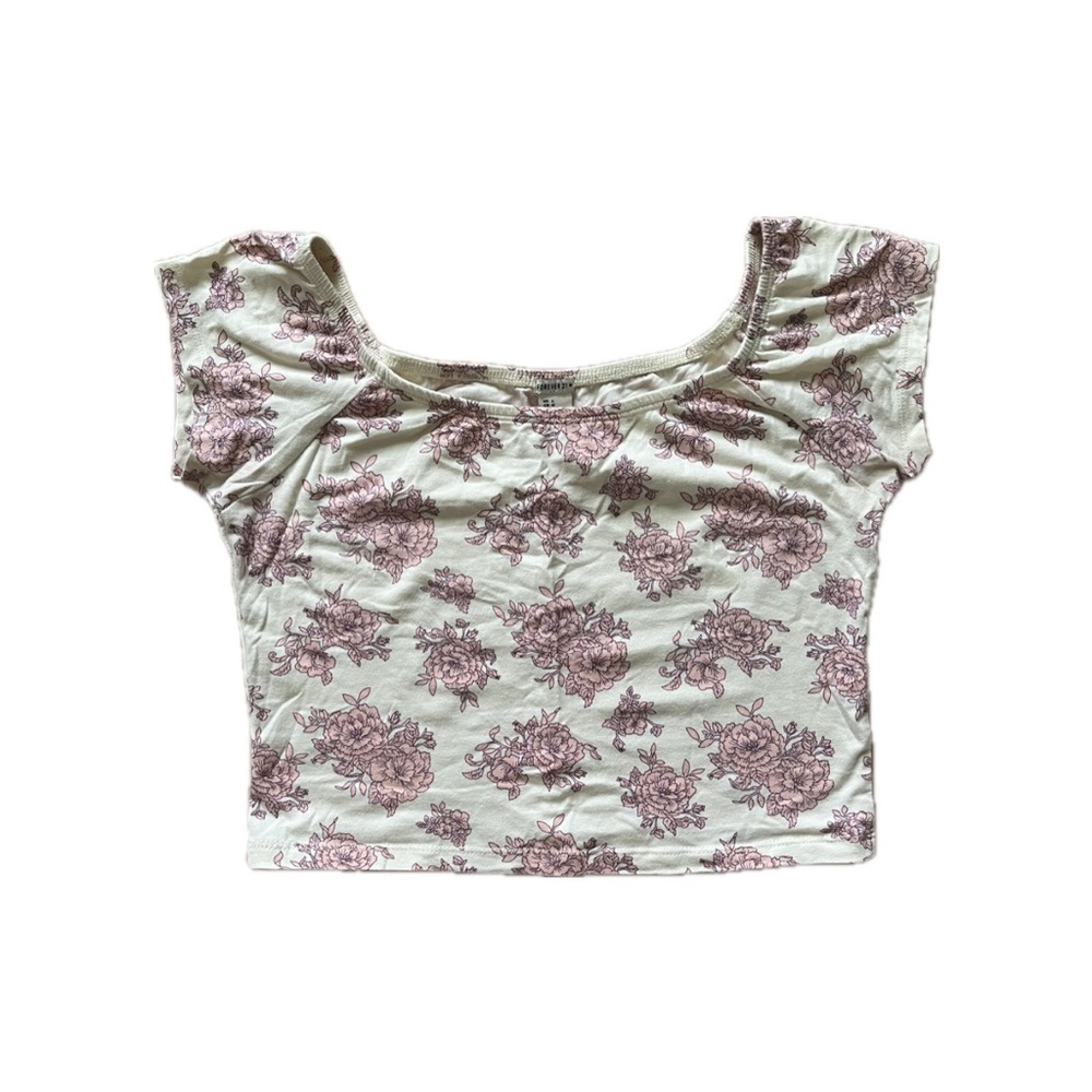 Forever 21 Floral Crop Top